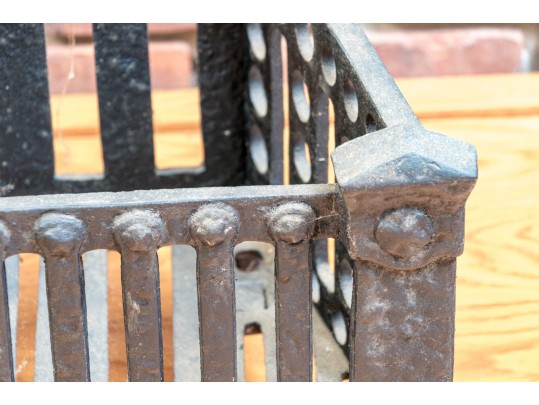 Antique Cast Iron Coal Box