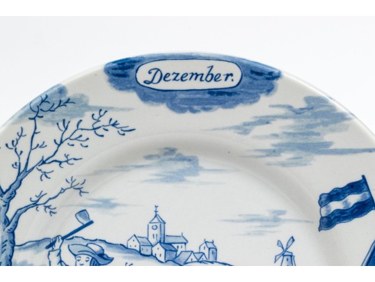 Assembled Collection Of Four Dutch Ceramics