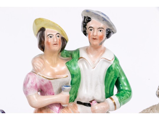 Collection Of Three English Staffordshire And Allerton's Ceramic And Mug