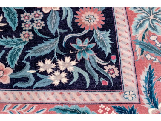 Hand-Knotted Wool Carpet, 10'-2