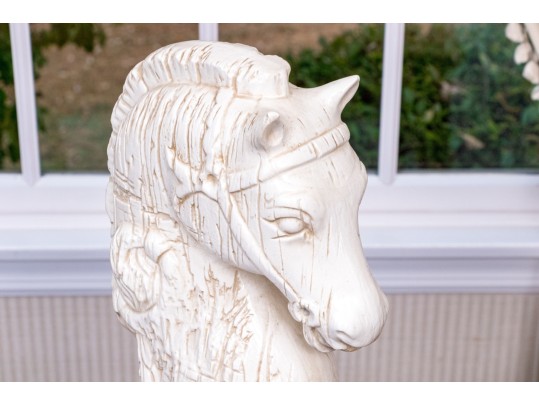 Cream Glazed Oversized 18 5/8