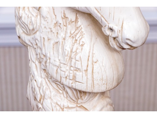 Cream Glazed Oversized 18 5/8