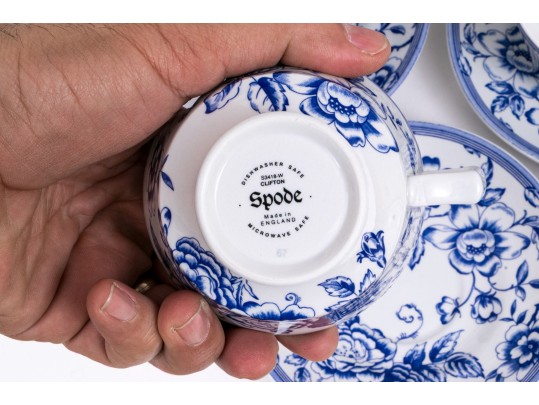 Set Of Twelve English Spode 