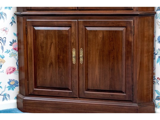 Corner Cabinet, Likely Ethan Allen Georgian Court