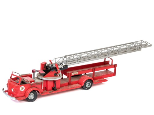 Vintage Doepke Toys Pressed Steel Fire Engine