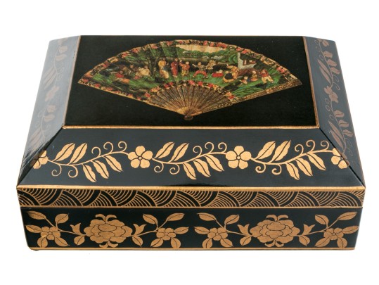 Vintage Dept 53 Chinoiserie Box