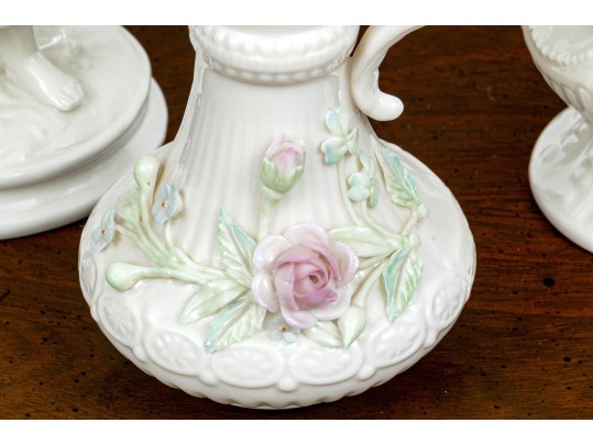 Collection Of Five Irish Belleek Ceramics