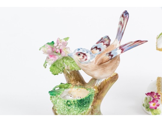 Collection Of Four English Hand-painted Ceramic Fairings