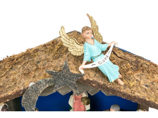 Decorative Manger Sculpture