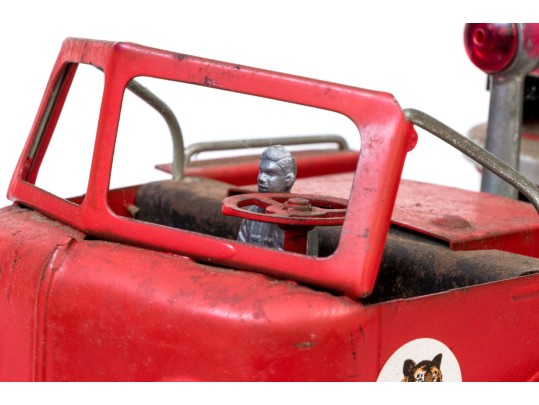 Vintage Doepke Toys Pressed Steel Fire Engine