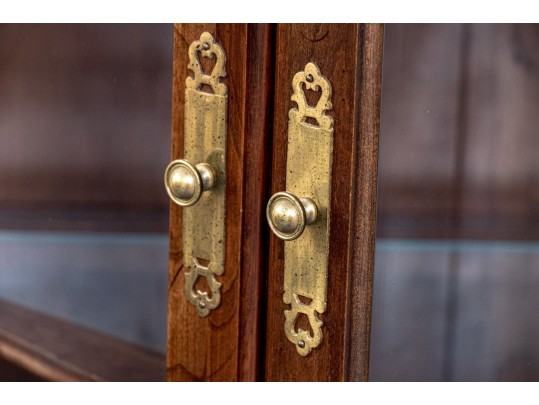 Corner Cabinet, Likely Ethan Allen Georgian Court