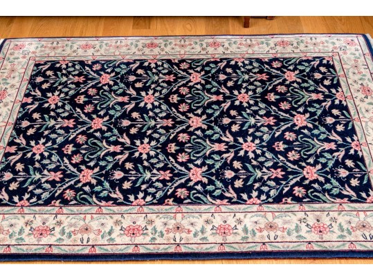Hand-Knotted Indian Wool Carpet, 6' X 4'