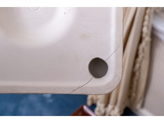 Cream Glazed Oversized 18 5/8