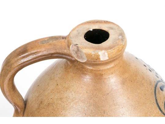 Two Antique Salt Glazed Crocks