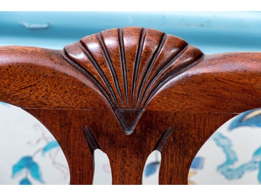 Set Of Six Chippendale Style Dining Chairs