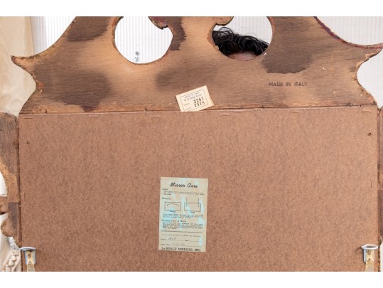 La Barge Italian Made Lavish Chippendale Style Mirror