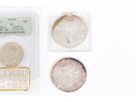 Coin Lot: .999 Ingots, Eagles And More