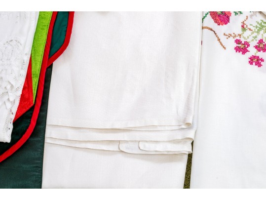 Quality Collection Of Ten Table Linens And Runners