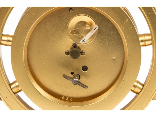 Antique English Howell & James Gilt Metal Nautical Mantel Clock, Ca. 1890