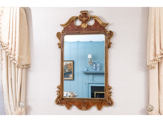 La Barge Italian Made Lavish Chippendale Style Mirror