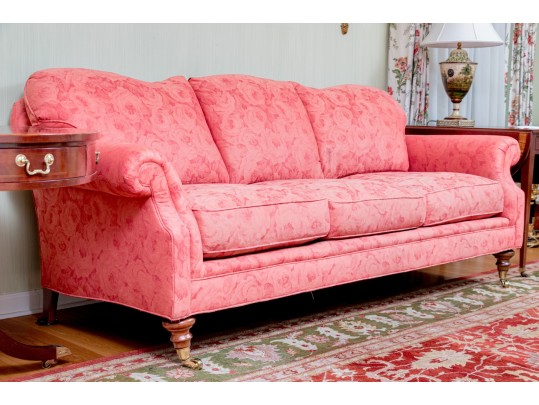Vintage Pearson Upholstered Three Seat Upholstered Sofa
