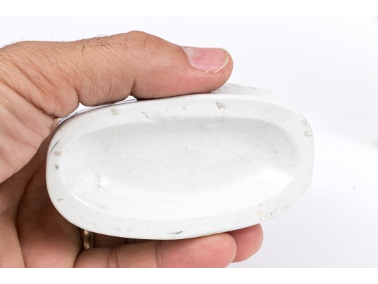 Collection Of Three English Staffordshire Hand-Painted Spill Vases With Larger Sculpture