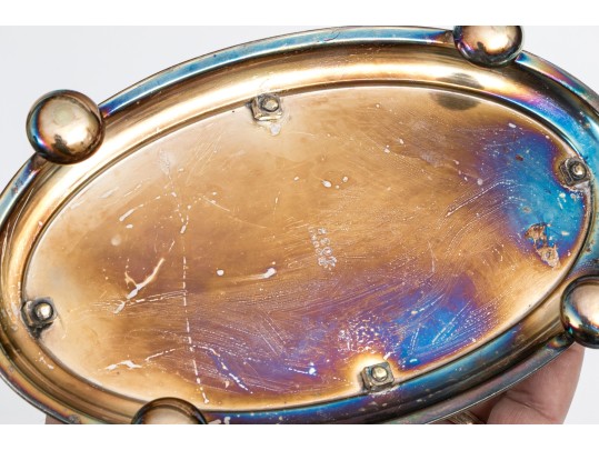 Antique Victorian English Silver-plated Toast Rack.