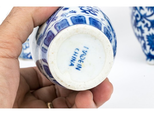 Group Of Assorted Chinese Blue And White Porcelain