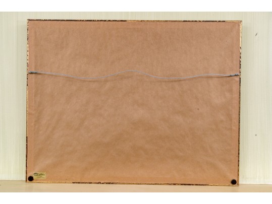 Judy Markl (20th C., New England) Oil On Board, Landscape With Hot Air Balloons