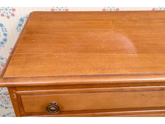 Colonial Style Maple Chest On Chest Set Of Drawers