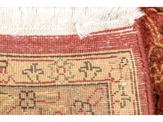Hand-Knotted Wool Indian Accent Carpet, 5'-11