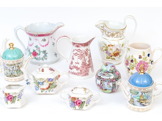 Great Variety Of Ceramics Including Lenox, Colonial Williamsburg, Sadler, And More
