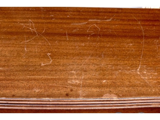 Chippendale Style Flip-Top Games Table With Extension Leaf, For Up-cycle