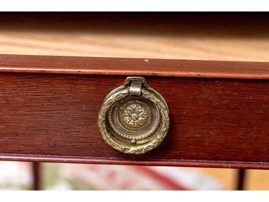 Baker Furniture Banded Mahogany Pembroke Table