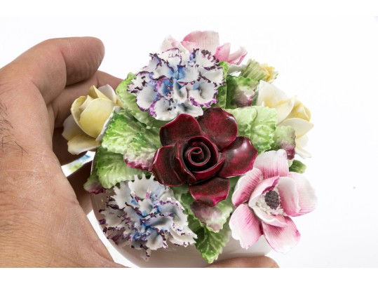 Collection Of Four English Hand-painted Ceramic Fairings