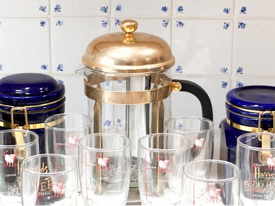 Thirteen Piece Collection Of Kitchen Storage Vessels And Coffee Accessories Including Harrods