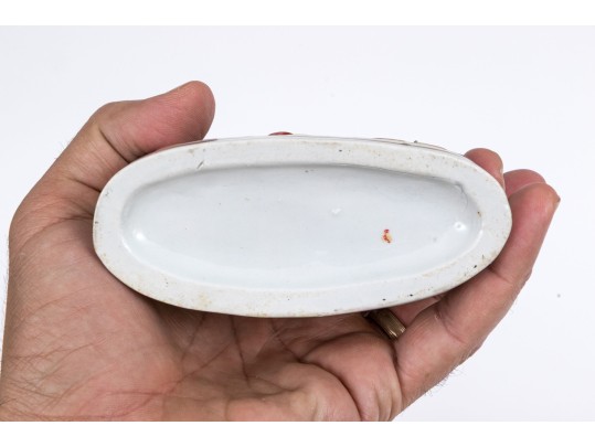 Two Piece Hand-painted Staffordshire Figural Sculptures, Including A Vase