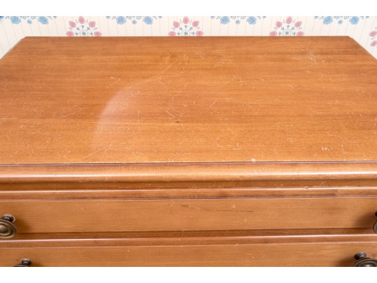 Colonial Style Maple Chest On Chest Set Of Drawers