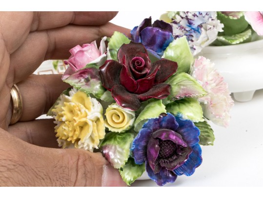 Collection Of Four English Hand-painted Ceramic Fairings