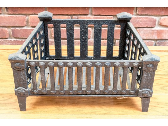 Antique Cast Iron Coal Box