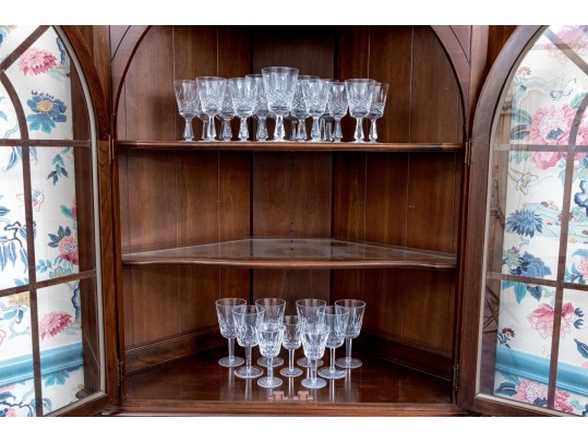 Corner Cabinet, Likely Ethan Allen Georgian Court