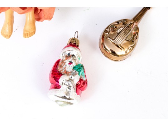 Vintage Collection Of Christmas Decorations, Including Ornaments