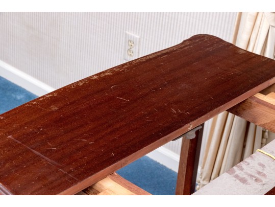 Chippendale Style Flip-Top Games Table With Extension Leaf, For Up-cycle