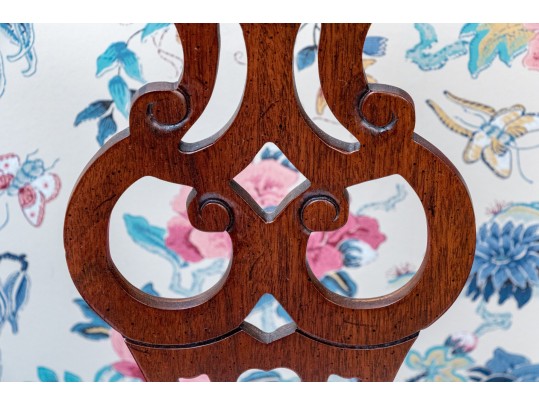 Set Of Six Chippendale Style Dining Chairs