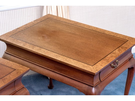 Pair Of Hickory Chair Co. Queen Anne Style End Tables