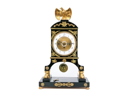 Viennese Empire Mantel Clock, Ca. 1810-15 (Original Purchase €2,800.)