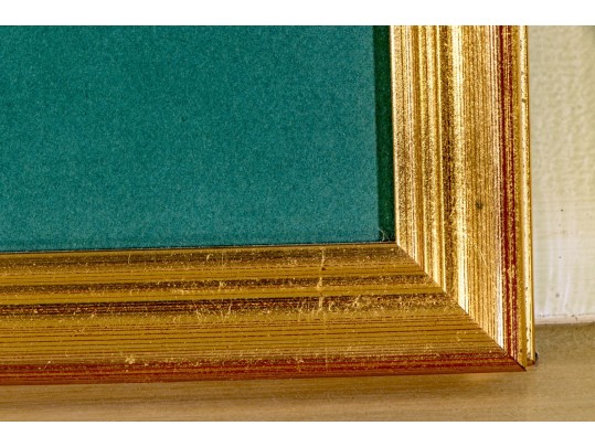 Signed Theorem Painting Of A Recumbent Cat, 1981