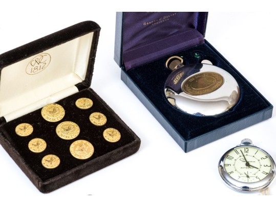 Intriguing Assorted Lot Including Pocket Knives, Pocket Watches, Costume Jewelry And More