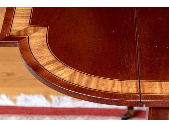 Baker Furniture Banded Mahogany Pembroke Table