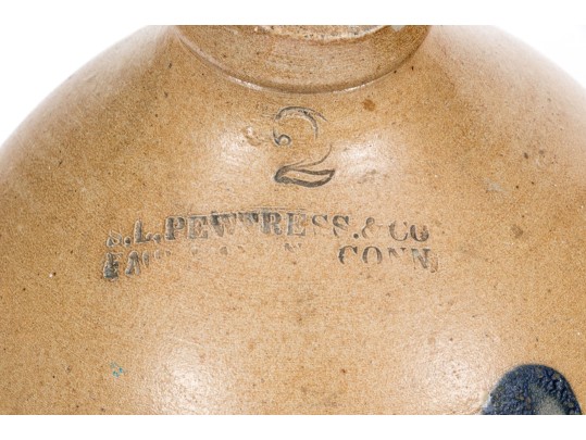 Two Antique Salt Glazed Crocks